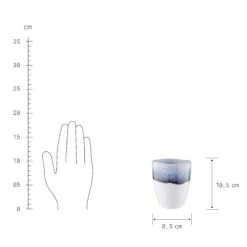 4x Tasse 300ml ATLANTIS In Blau -Wohndekoration Geschäft butlers 4x tasse 300ml atlantis in blau 3