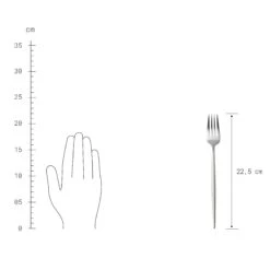 Besteck-Set 4-tlg. Matt STILETTO In Silber 10 Besteck-Set 4-tlg. Matt STILETTO In Silber -Wohndekoration Geschäft butlers besteck set 4 tlg matt stiletto in silber 2