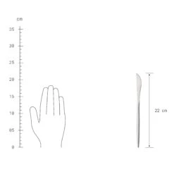 Besteck-Set 4-tlg. Matt STILETTO In Silber 11 Besteck-Set 4-tlg. Matt STILETTO In Silber -Wohndekoration Geschäft butlers besteck set 4 tlg matt stiletto in silber 3