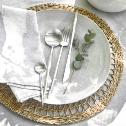 Besteck-Set 4-tlg. Matt STILETTO In Silber 14 Besteck-Set 4-tlg. Matt STILETTO In Silber -Wohndekoration Geschäft butlers besteck set 4 tlg matt stiletto in silber 6