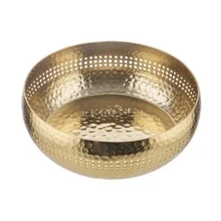 Deko-Schale Mit Lochrand Ø27cm BALI In Gold 8 Deko-Schale Mit Lochrand Ø27cm BALI In Gold -Wohndekoration Geschäft butlers deko schale mit lochrand o27cm bali in gold 3