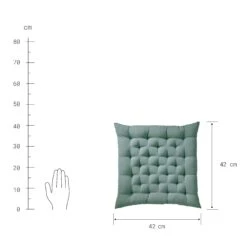 Futonkissen L 42 X B 42cm SOLID In Salbei 7 Futonkissen L 42 X B 42cm SOLID In Salbei -Wohndekoration Geschäft butlers futonkissen l 42 x b 42cm solid in salbei 3