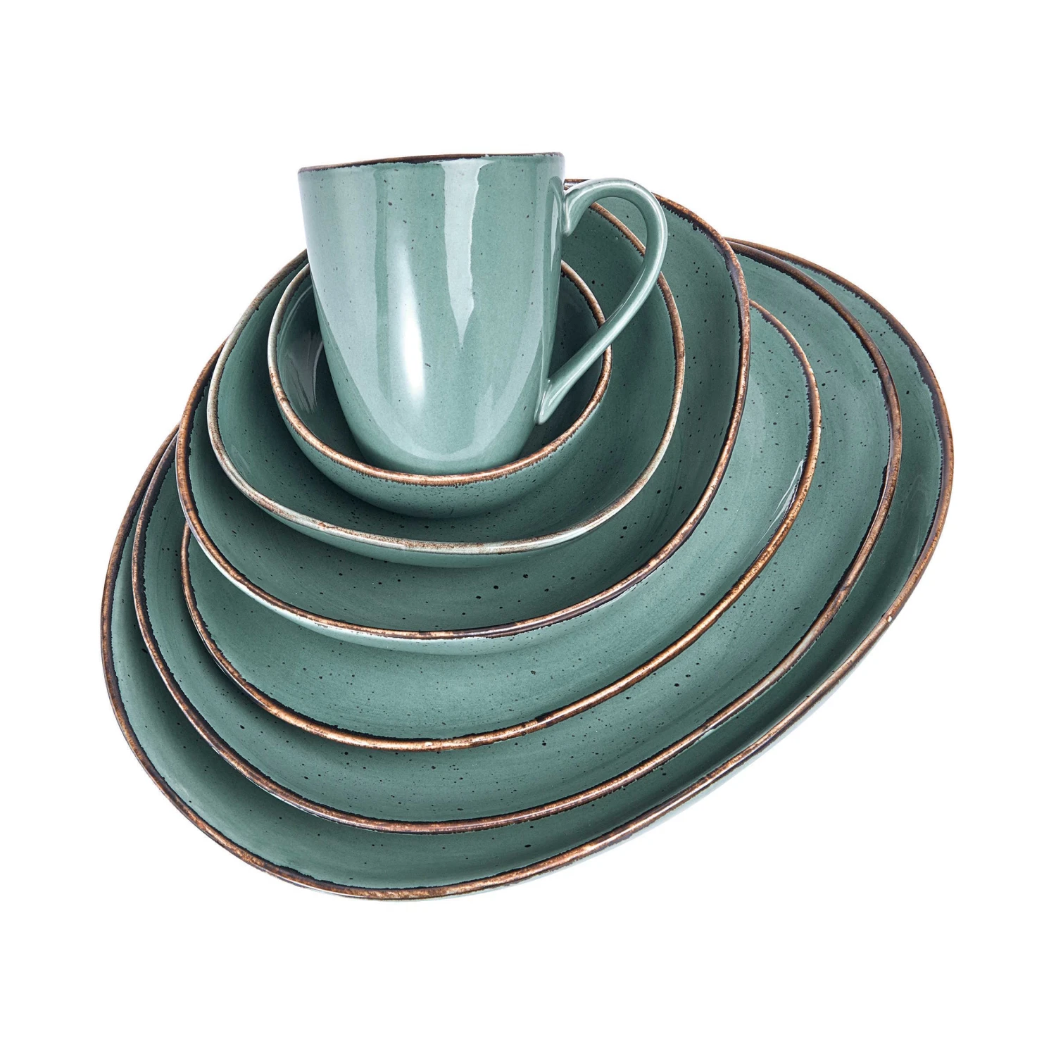 Geschirr-Set 16-tlg. FINCA In Blau 12 Geschirr-Set 16-tlg. FINCA In Blau – Bild 12