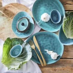 Geschirr-Set Zum Dinner 12-tlg. DE LA ROYA In Blau 13 Geschirr-Set Zum Dinner 12-tlg. DE LA ROYA In Blau -Wohndekoration Geschäft butlers geschirr set zum dinner 12 tlg de la roya in blau 1