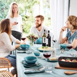 Geschirr-Set Zum Dinner 12-tlg. DE LA ROYA In Blau 22 Geschirr-Set Zum Dinner 12-tlg. DE LA ROYA In Blau -Wohndekoration Geschäft butlers geschirr set zum dinner 12 tlg de la roya in blau 10
