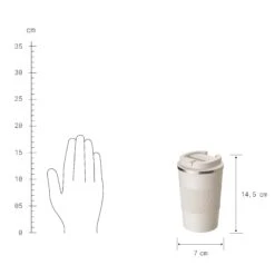 Kaffeebecher 380ml TO GO In Beige 9 Kaffeebecher 380ml TO GO In Beige -Wohndekoration Geschäft butlers kaffeebecher 380ml to go in beige 2