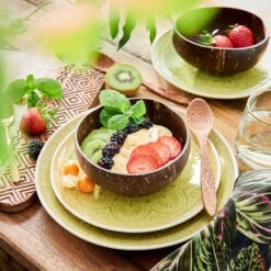 Kokosnussschale 430ml COCONUT In Braun -Wohndekoration Geschäft butlers kokosnussschale 430ml coconut in braun 5