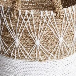 Korb Ø36cm WHITE BEACH In Natur-Weiß 8 Korb Ø36cm WHITE BEACH In Natur-Weiß -Wohndekoration Geschäft butlers korb o36cm white beach in natur weiss 2