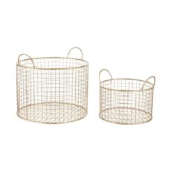 Wohndekoration Geschäft -Wohndekoration Geschäft butlers korb rund o22cm hoop in gold 1