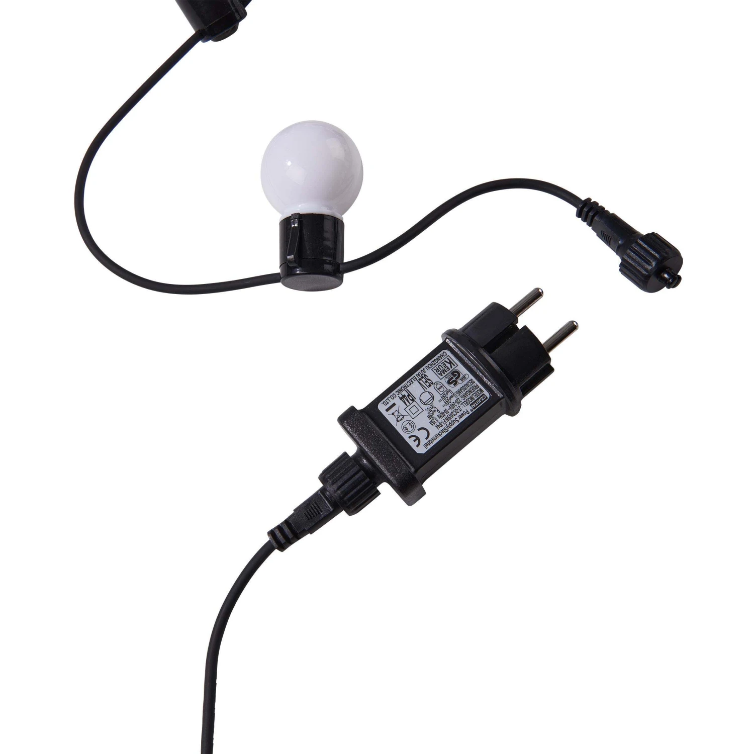 Lichterkette 24 Lichter Outdoor Länge 11m SUNSET In Schwarz-Weiß 4 Lichterkette 24 Lichter Outdoor Länge 11m SUNSET In Schwarz-Weiß – Bild 4