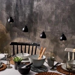 Metall-Lampenkette Mit Stecker WAREHOUSE In Schwarz 13 Metall-Lampenkette Mit Stecker WAREHOUSE In Schwarz -Wohndekoration Geschäft butlers metall lampenkette mit stecker warehouse in schwarz 5