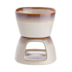 Mini-Fondue Mit 2 Gabeln AU CHOCOLAT In Beige -Wohndekoration Geschäft butlers mini fondue mit 2 gabeln au chocolat in beige 5