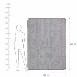 Picknickdecke Streifen L 150 X B 200cm WANDERLUST In Blau-Creme 7 Picknickdecke Streifen L 150 X B 200cm WANDERLUST In Blau-Creme -Wohndekoration Geschäft butlers picknickdecke streifen l 150 x b 200cm wanderlust in blau creme 3