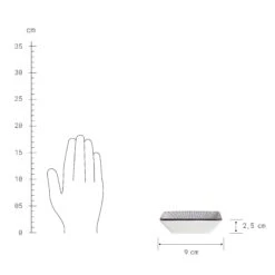 Schale Eckig 50ml DIM SUM In Schwarz-Weiß -Wohndekoration Geschäft butlers schale eckig 50ml dim sum in schwarz weiss 3