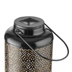 Solar-Laterne H 24cm SOLANA In Schwarz-Gold 7 Solar-Laterne H 24cm SOLANA In Schwarz-Gold -Wohndekoration Geschäft butlers solar laterne h 24cm solana in schwarz gold 3