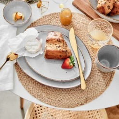 Teller-Set 8-tlg. FINCA In Grau -Wohndekoration Geschäft butlers teller set 8 tlg finca in grau 9