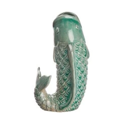 Vase Höhe 26cm KOI In Salbei 11 Vase Höhe 26cm KOI In Salbei -Wohndekoration Geschäft butlers vase hohe 26cm koi in salbei 4