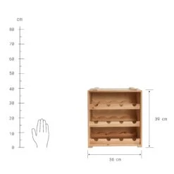 Weinregal VINOTHEK In Natur 12 Weinregal VINOTHEK In Natur -Wohndekoration Geschäft butlers weinregal vinothek in natur 3