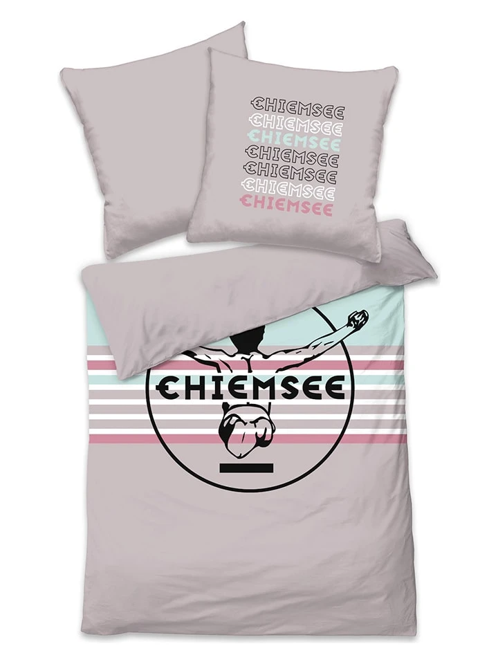 Chiemsee Renforcé-Bettwäsche-Set "Lanzarote" In Grau 3 Chiemsee Renforcé-Bettwäsche-Set "Lanzarote" In Grau – Bild 3