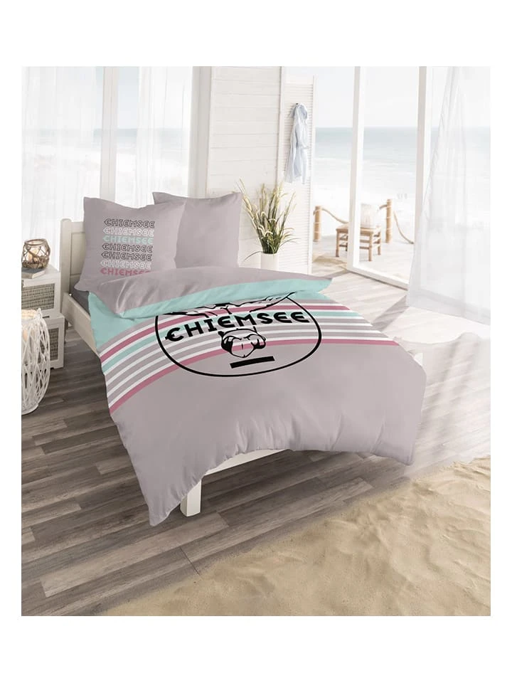 Chiemsee Renforcé-Bettwäsche-Set "Lanzarote" In Grau 4 Chiemsee Renforcé-Bettwäsche-Set "Lanzarote" In Grau – Bild 4