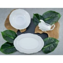 CreaTable Maria Theresia Servierset 3 Teilig In Weiß 5 CreaTable Maria Theresia Servierset 3 Teilig In Weiß -Wohndekoration Geschäft creatable creatable maria theresia servierset 3 teilig in weiss 2