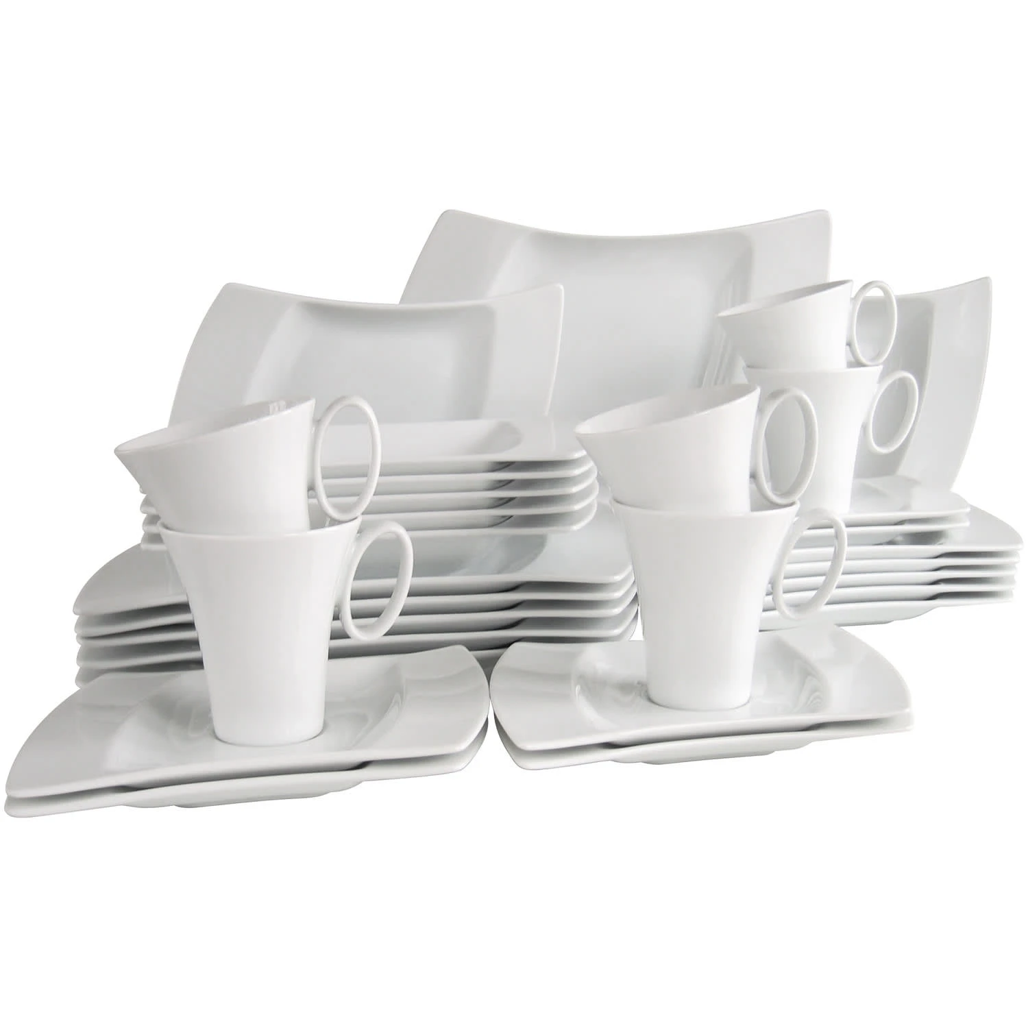CreaTable, Wing 13457, Serie Wing Weiss, Kombiservice 30tlg 1 CreaTable, Wing 13457, Serie Wing Weiss, Kombiservice 30tlg