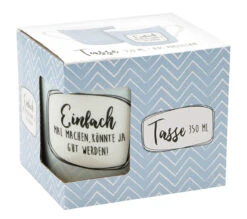 Tasse Einfach Machen Blau - 350ml -Wohndekoration Geschäft geda labels tasse einfach machen blau 350ml 2