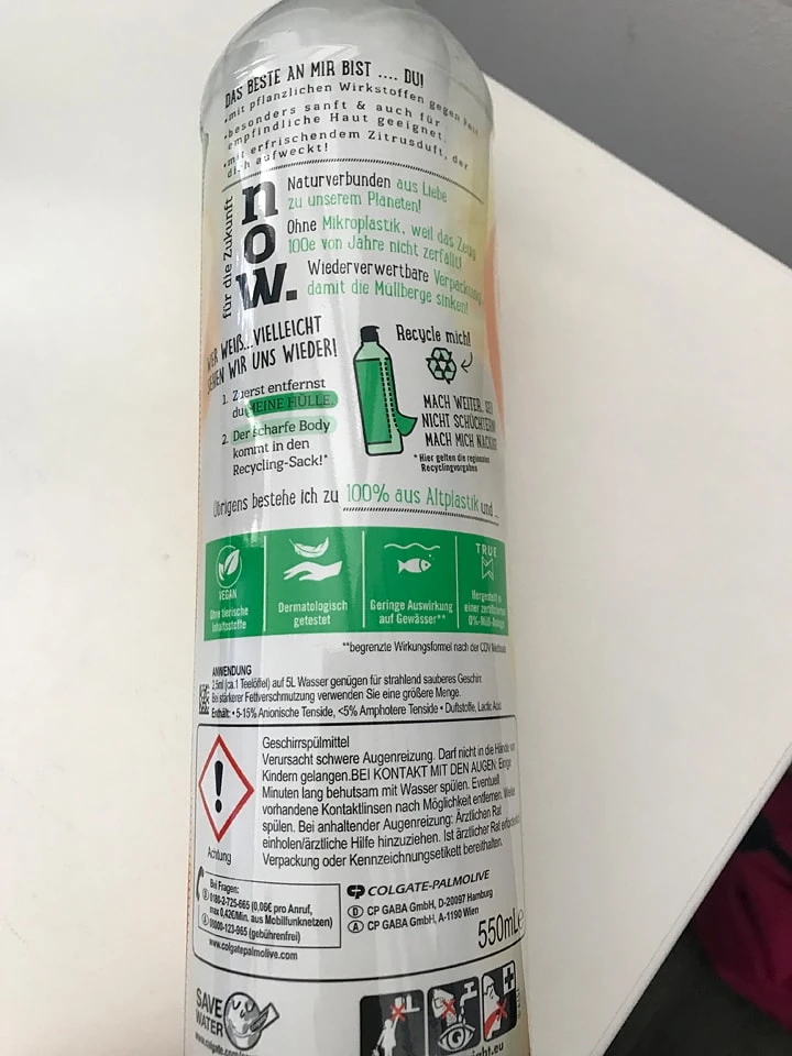 Now 6er-Set: Handspülmittel "Zitrus - Ohne Mikroplastik", Je 550 Ml 3 Now 6er-Set: Handspülmittel "Zitrus - Ohne Mikroplastik", Je 550 Ml – Bild 3