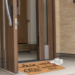 Fußmatte Kekse Dabei? Eintritt Frei! In Natur/Schwarz - 40 X 60 Cm -Wohndekoration Geschäft relaxdays fussmatte kekse dabei eintritt frei in natur schwarz 40 x 60 cm 2