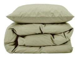 Bettwäsche Classic Stripe 135x200cm In Olive 8 Bettwäsche Classic Stripe 135x200cm In Olive -Wohndekoration Geschäft sodahl bettwasche classic stripe 135x200cm in olive 3